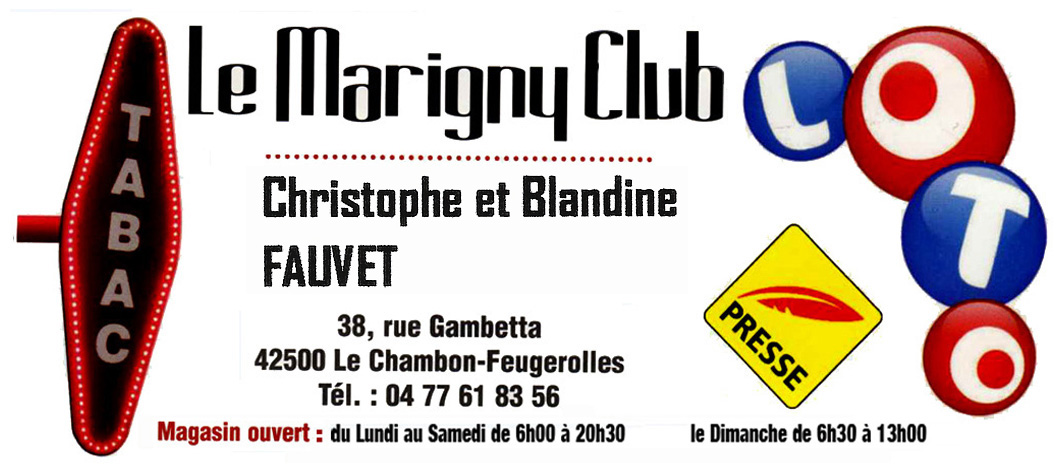 Le Marigny club fauvet